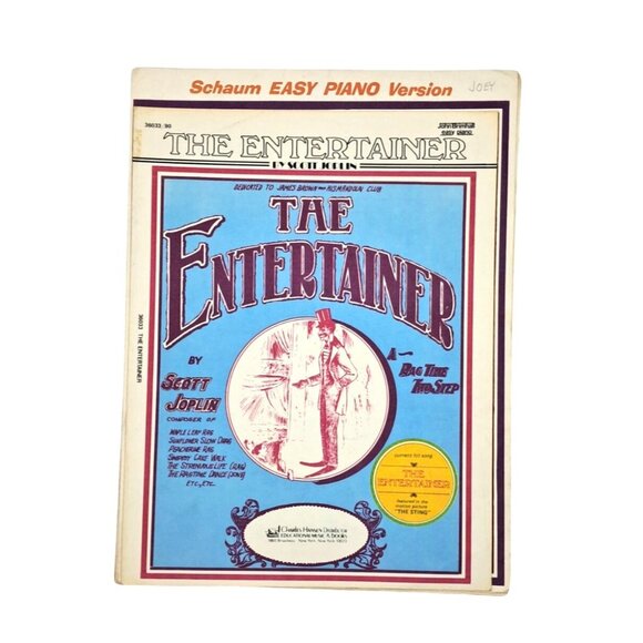 Vintage Schaum Piano Sheet Music Lot: "Fiddler On The Roof" "The Entertainer" & - Picture 4 of 11